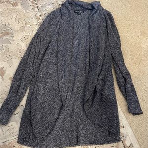 GUC Barefoot Dreams blue marl circle cardigan Medium